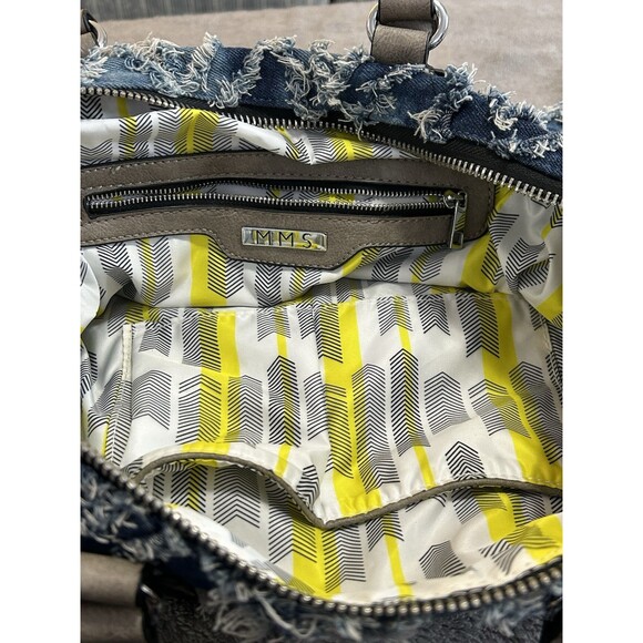 MMS Design Studios Denim Patchwork Handbag (missing 1 Footrest See Picture)‎ - Picture 4 of 7